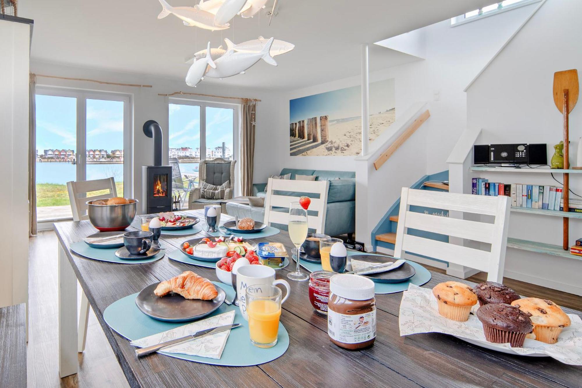 Ferienhaus Lieblingsplatz By Seeblick Ferien Oro, Direkte Wasserlage,Sauna,Kamin Olpenitz Exteriör bild